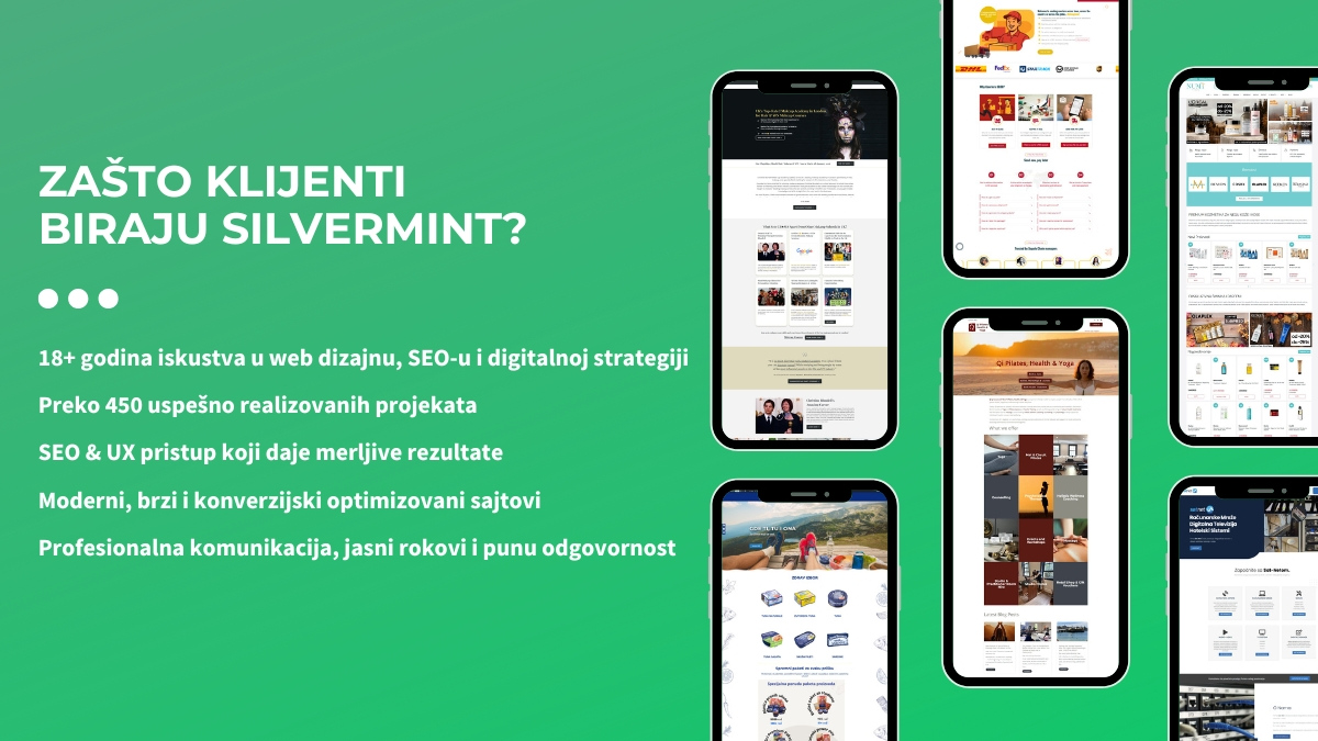 Zasto klijenti biraju Silvermint